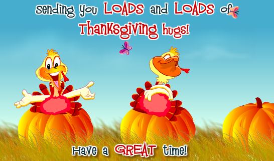 Thanksgiving Day Turkey Fun Ecards