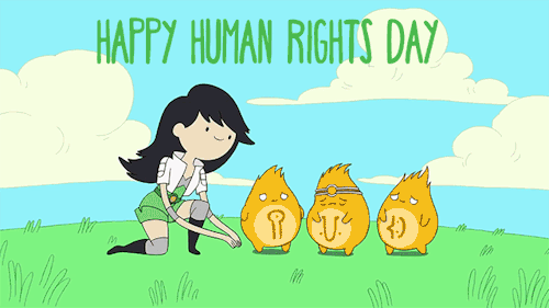 Happy Human Rights Day Animated & 3D GIF