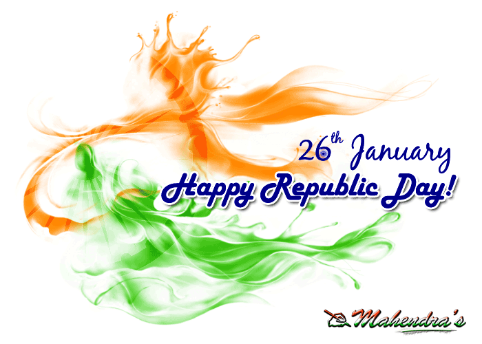 Happy Republic Day 26th January Animated & 3D Greeting Card GIF