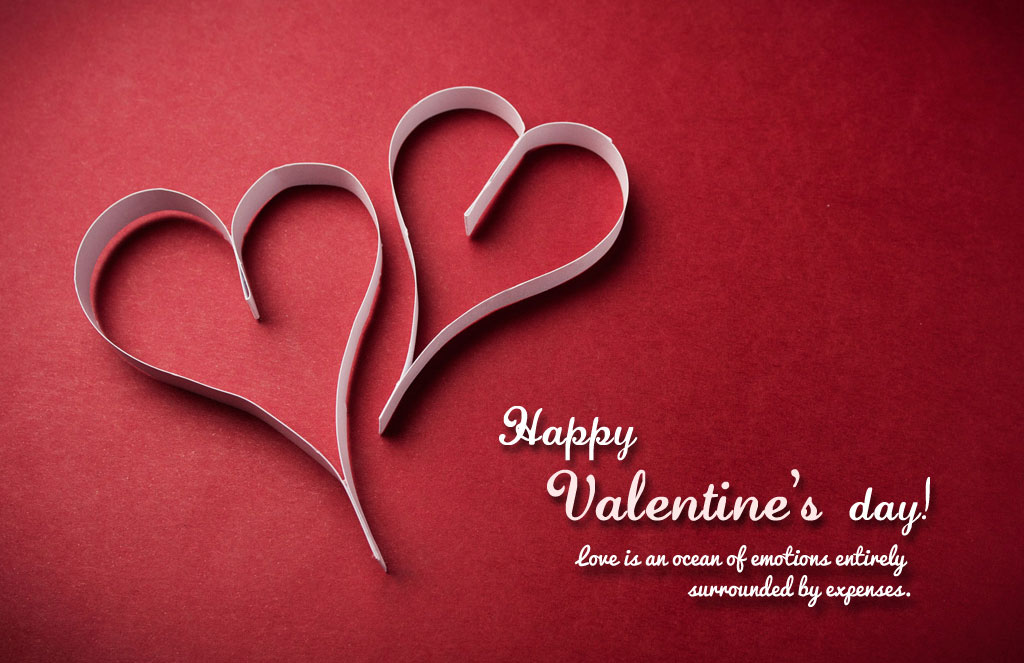 Valentine's Day 2024 Wallpaper with Quote