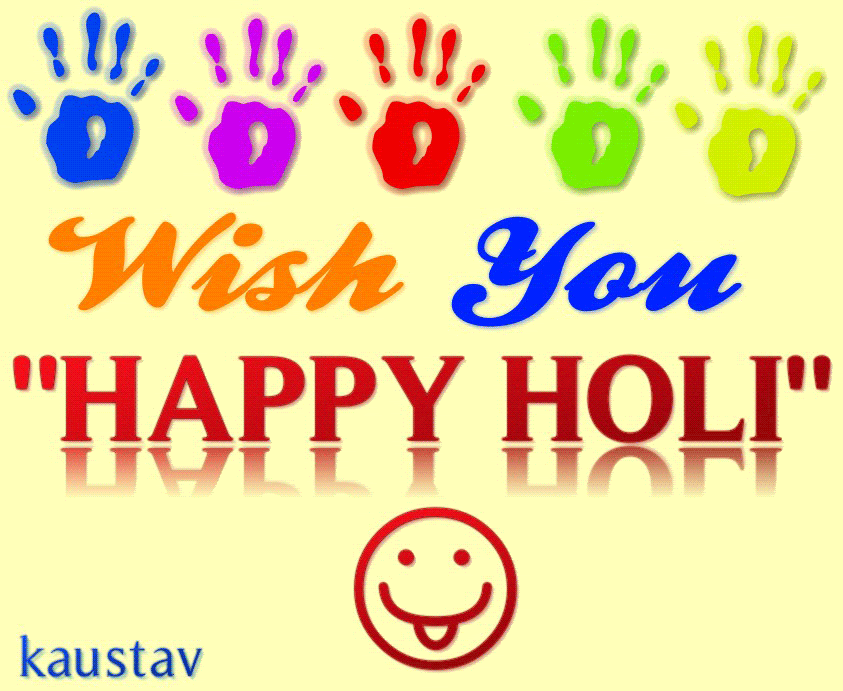 Happy Holi GIF & Animated 3D Images for Whatsapp, Facebook & Hike 2017