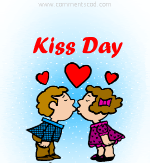 Best* Happy Kiss Day 2018 GIF Image & Pictures For Whatsapp & Facebook