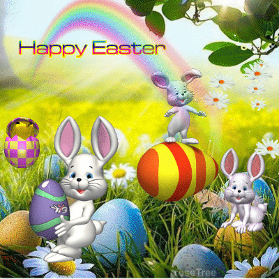 Happy Easter GIF, Animated & 3D Pics for Whatsapp & Facebook 2023