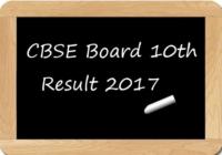 CBSE 10th Result 2017