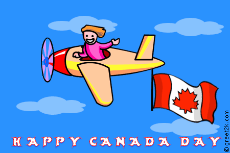 Happy Canada Day Greeting GIF