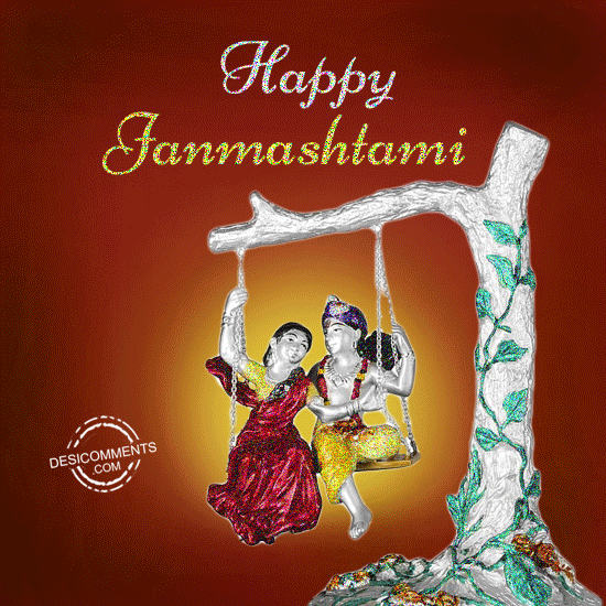 Happy Janmashtami 2023 Animated GIF