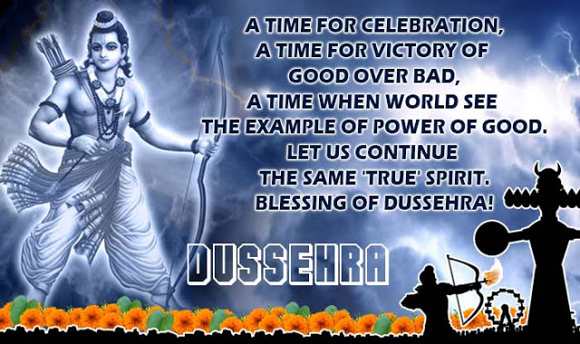 Happy Dussehra Greeting Card